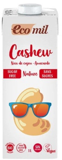 Cashewnussgetränk ohne Zucker BIO 1000 ml ECOMIL - Biogo.de