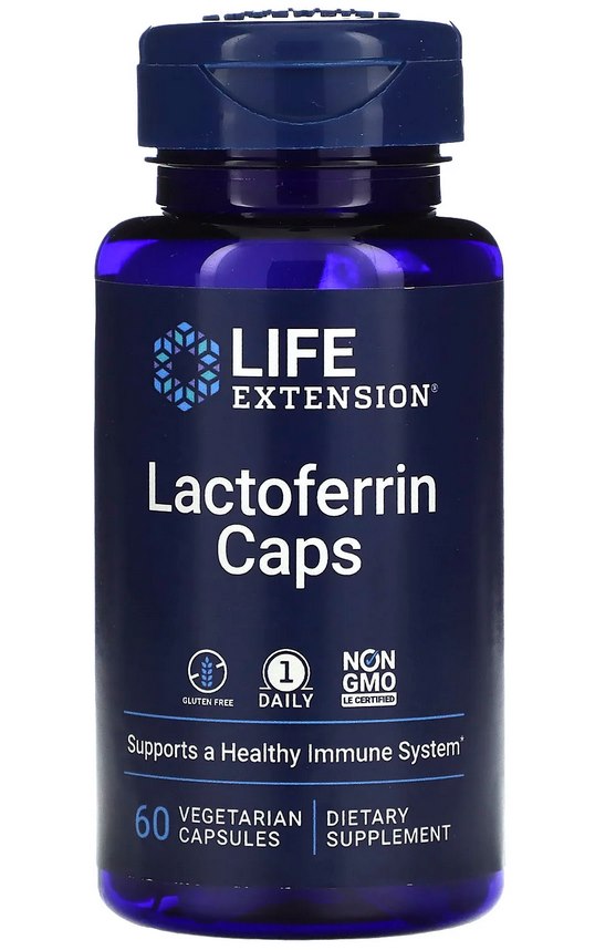 LIFE EXTENSION Lactoferrin Caps - Lactoferrin (60 Kaps.) - Biogo.de