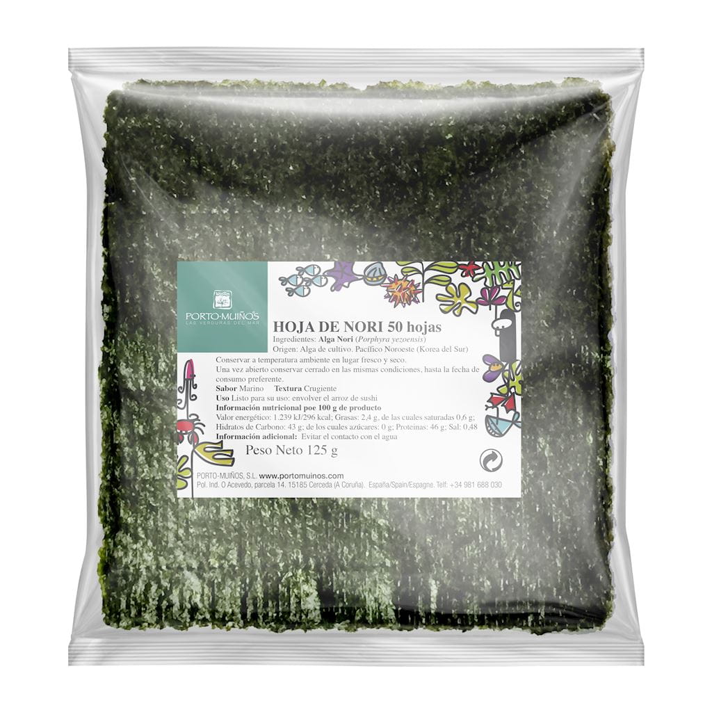 Geröstete Nori-Meeresalgen für Sushi BIO 15 g - PORTO MUINOS - Biogo.de