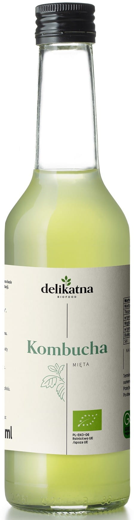 BIO MINZE KOMBUCHA 270 ml - DELIKATNA - Biogo.de