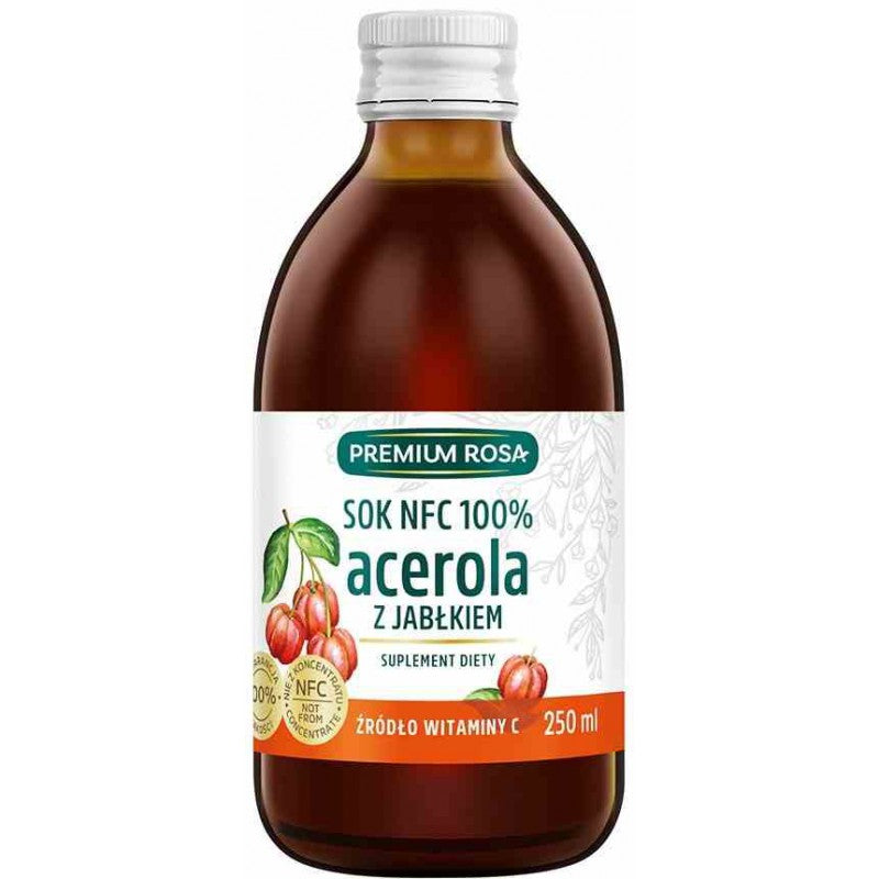 Natürliches Acerola Vitamin C 250 ml PREMIUM ROSA - Biogo.de