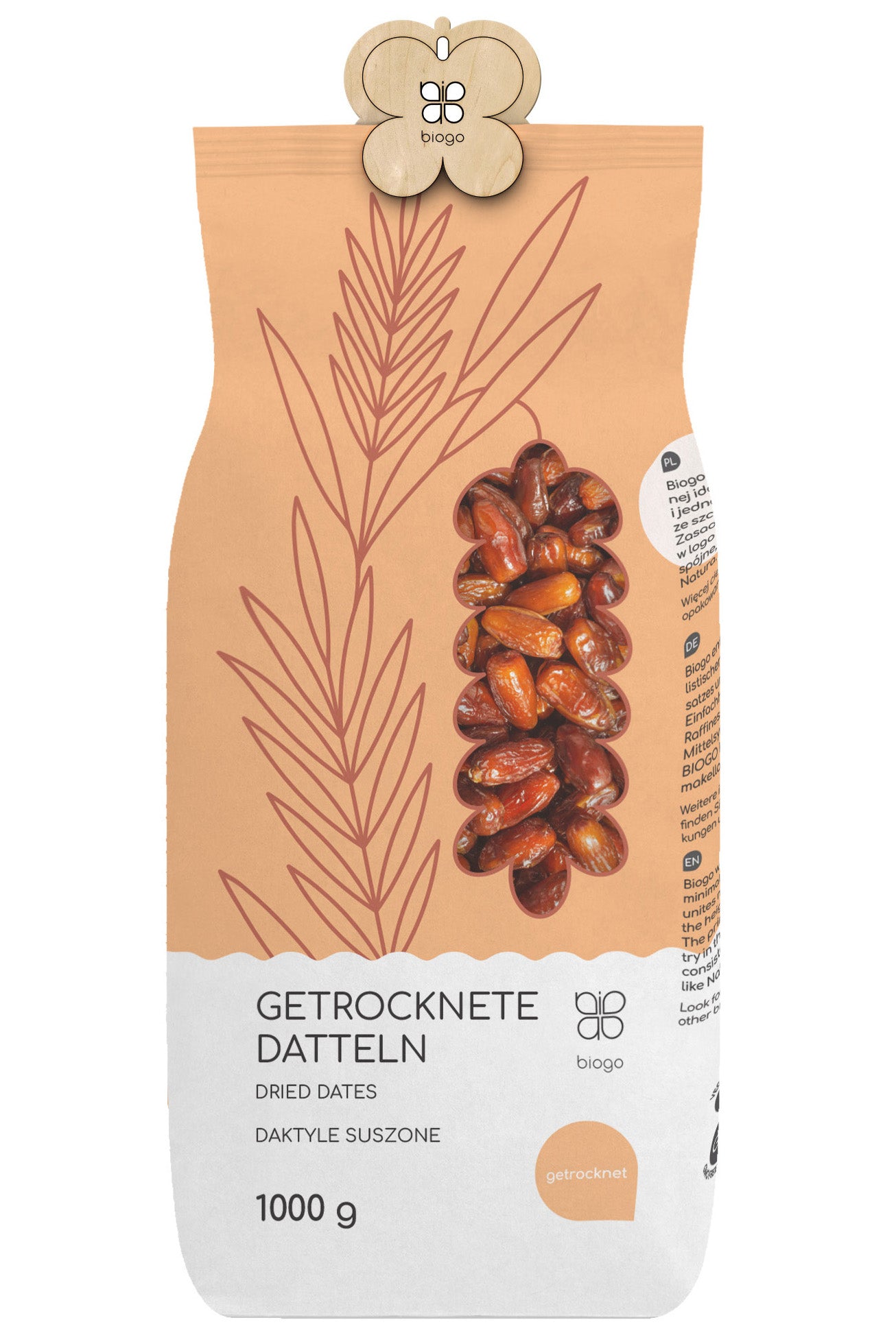 Getrocknete Datteln 1 kg BIOGO - Biogo.de
