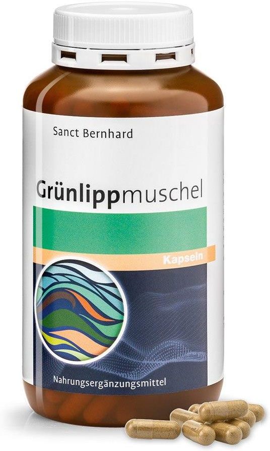 Grünlippmuschel-Konzentrat 340 Kapseln KRAUTERHAUS SANCT BERNHARD - Biogo.de