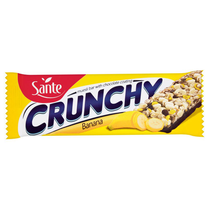 Sante Bananen-Knusperriegel in Schokolade 40g - Biogo.de
