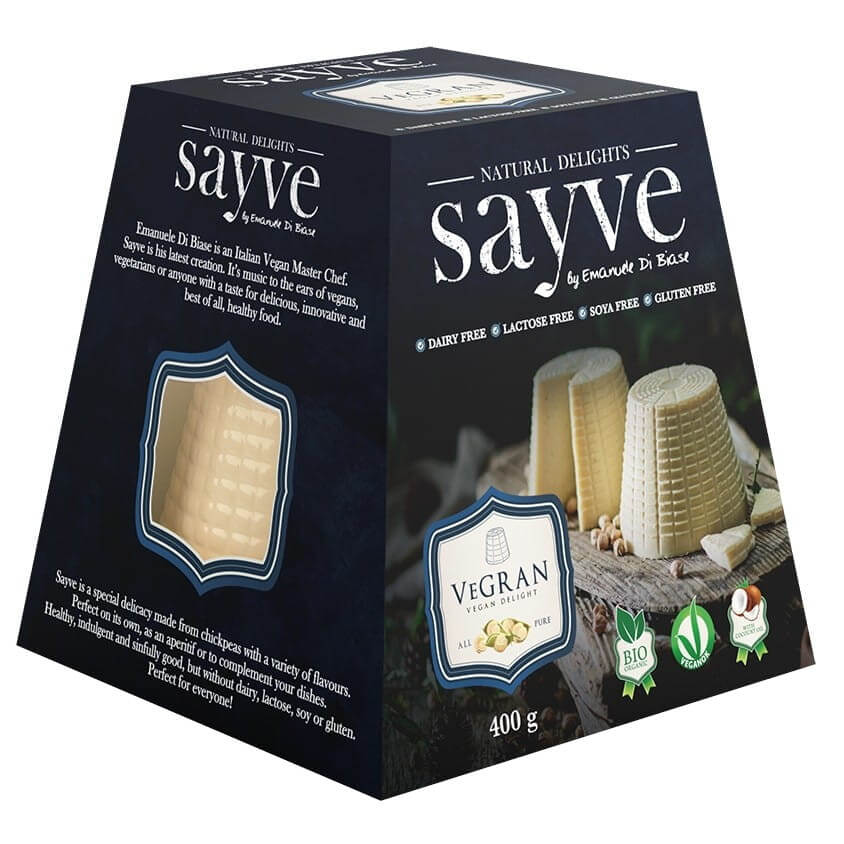Veganes Produkt mit Kichererbsen, laktosefrei, glutenfrei BIO 400 g - SAYVE