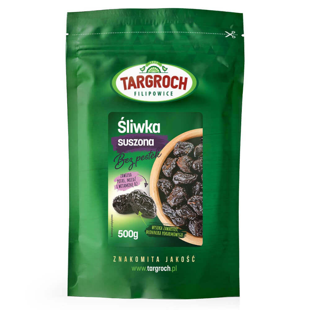Getrocknete Pflaume ohne Kerne 500g TARGROCH