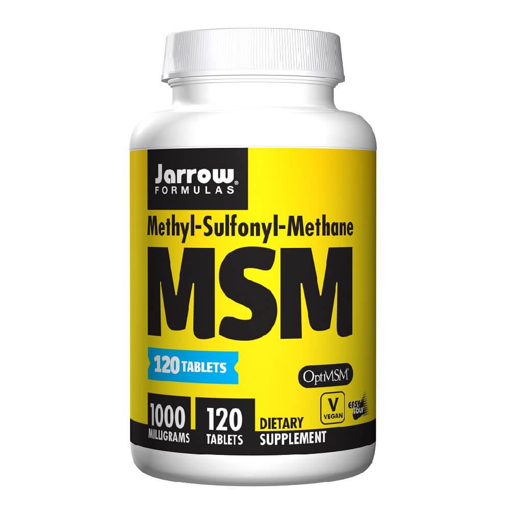 Organischer Schwefel optiMSM Methylsulfonylmethan MSM Methyl - Sulfonyl - Methan 120 Tabletten JARROW FORMELS