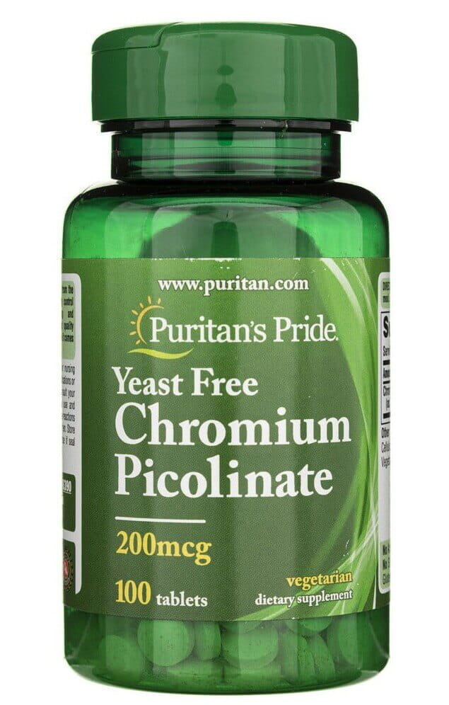 Chrom 200mcg Chrompicolinat 100 Kapseln PURITAN'S PRIDE