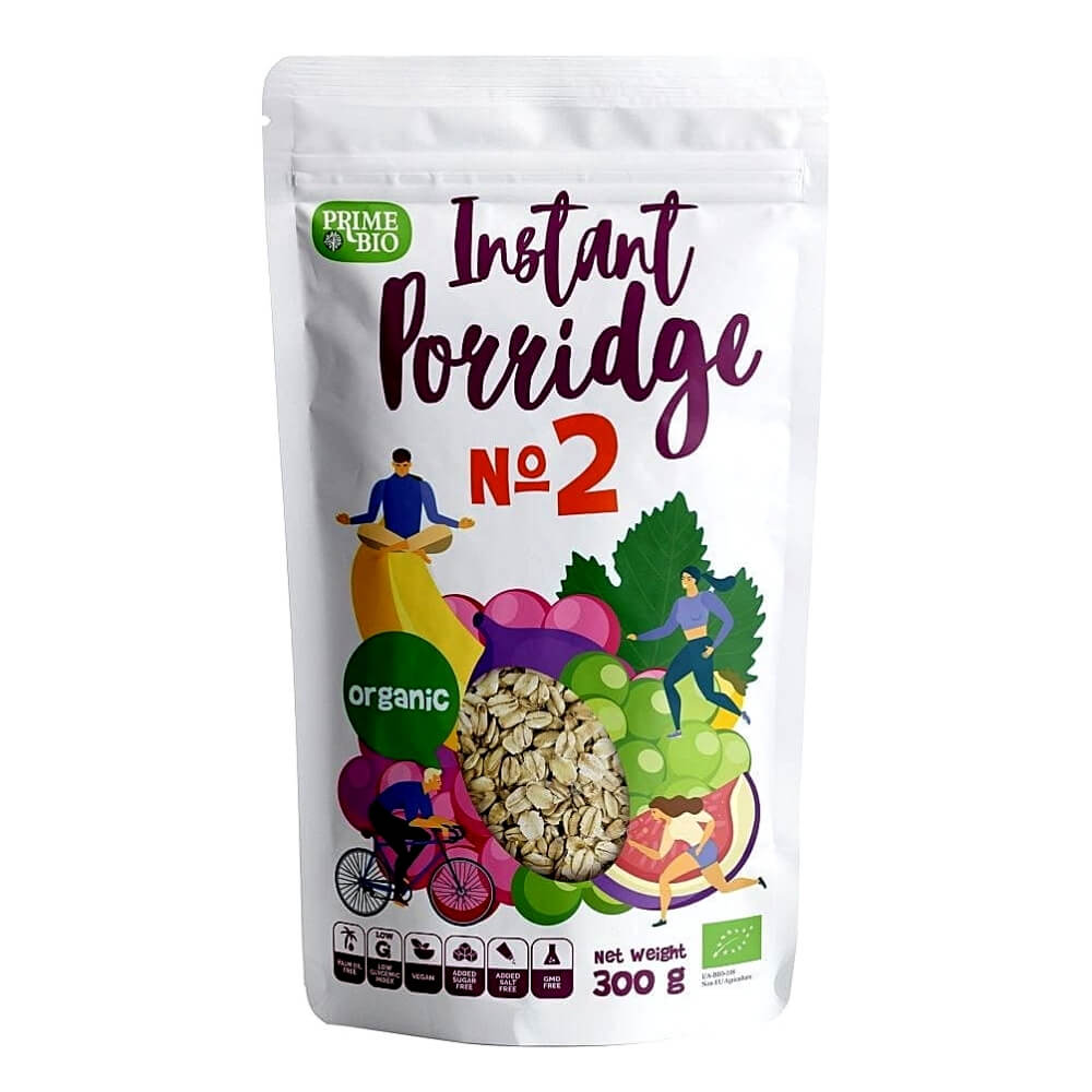 Instantbrei mit Rosinen, Banane und Feigen (Nr.2) BIO 300 g - PRIME BIO