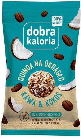 Kokossnack mit Quinoa und Kaffee ohne Gluten 24g ECO GOOD KALORIA