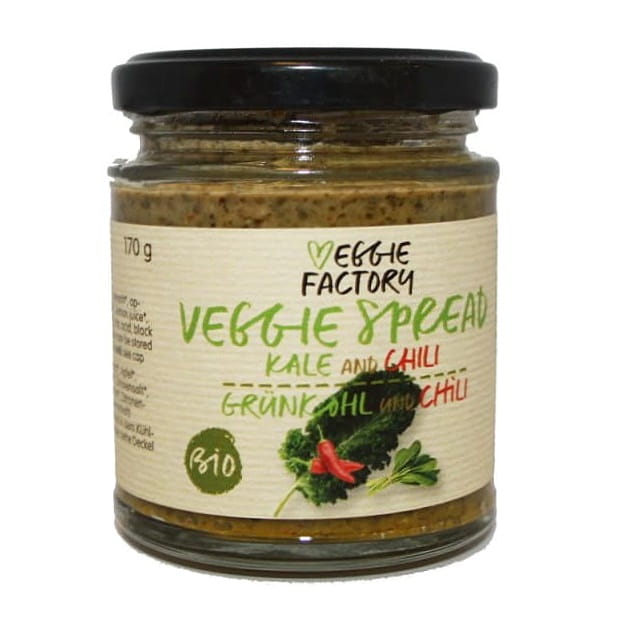 Gemüsepaste mit Grünkohl und Chili 170g EKO VEGGIE FACTORY