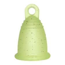 Grüne Menstruationstasse Größe M - ME LUNA