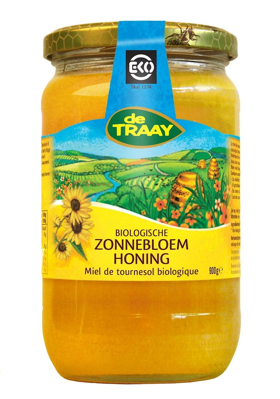 Sonnenblumennektarhonig BIO 900 g - DE TRAAY