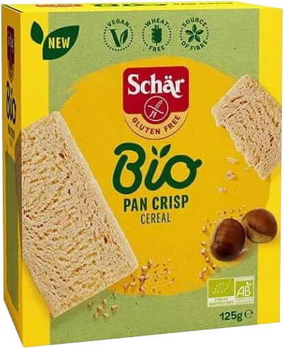 Pfannen-Knuspermüsli, glutenfreies Mehrkorn-Knäckebrot BIO 125 g SCHÄR