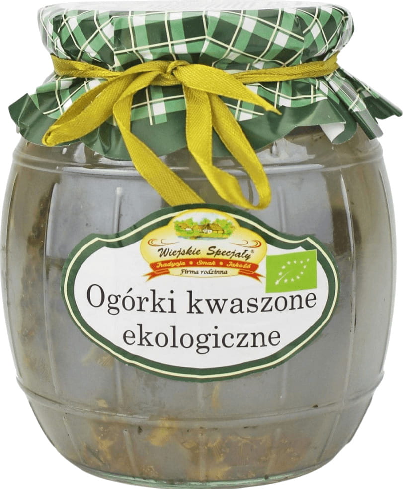 Eingelegte Gurken BIO 750 g (450 g) - LÄNDLICHE SPEZIALITÄTEN