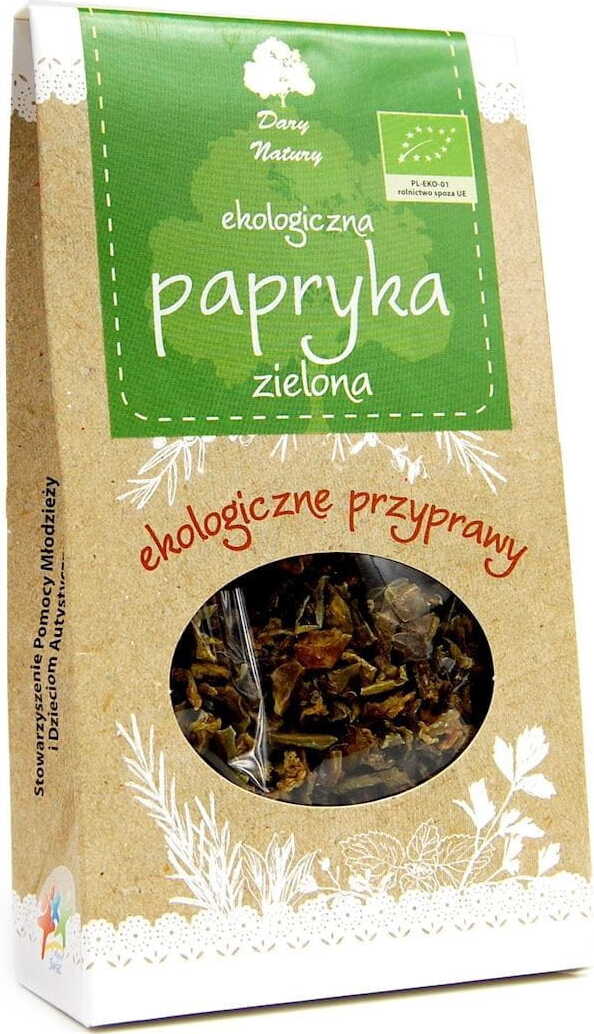 Grüner getrockneter Pfeffer BIO 30 g - GESCHENKE DER NATUR