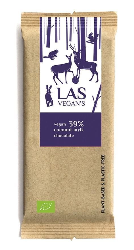 Schoko- und Kokosriegel BIO 50 g - LAS VEGANS