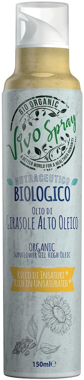 Sonnenblumenöl mit hohem Ölsäuregehalt BIO-Spray 150 ml - VIVO SPRAY