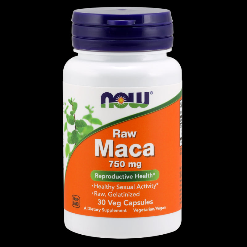 Maca-Wurzel 750 MG Extrakt 6:1 30 Kapseln NOW FOODS