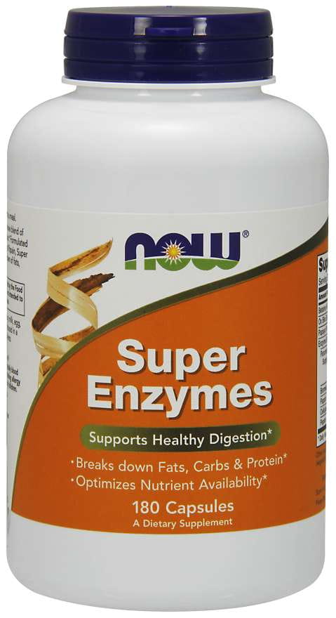 Superenzyme Verdauungsenzyme 180 Kapseln NOW FOODS