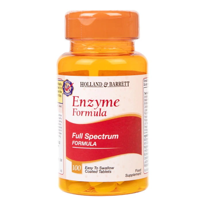 Enzymformel 100 Tabletten HOLLAND & BARRETT