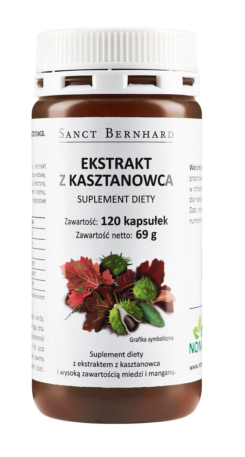 Rosskastanienextrakt 120 Kapseln KRAUTERHAUS SANCT BERNHARD