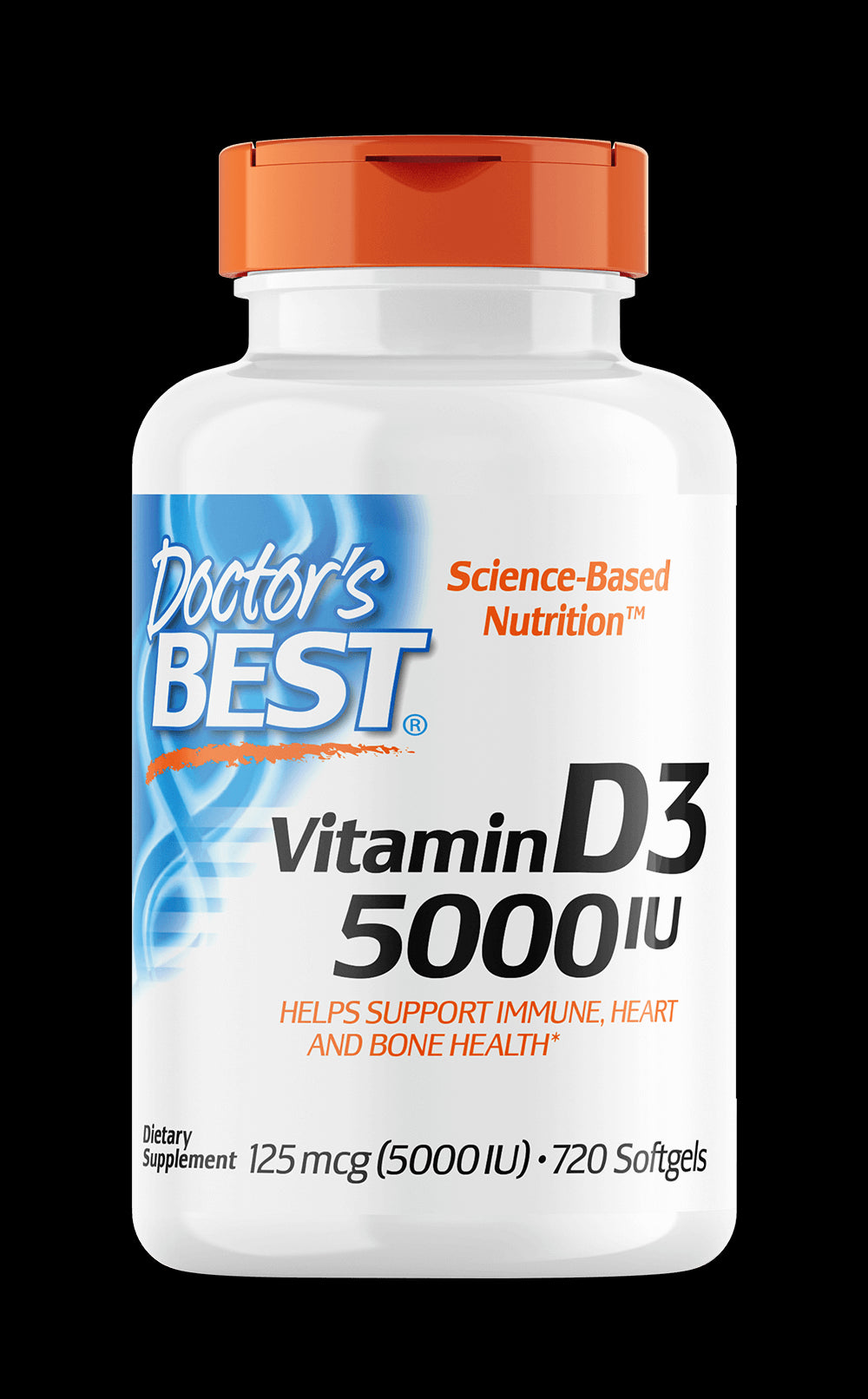 Vitamin D3 5000 IE 125 mcg 720 Kapseln DOCTOR'S BEST