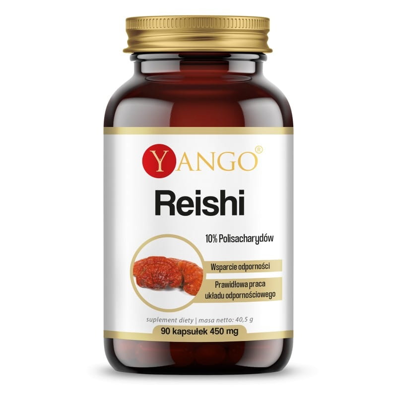 Reishi-Extrakt 10 % Polysaccharide 90 Kapseln YANGO