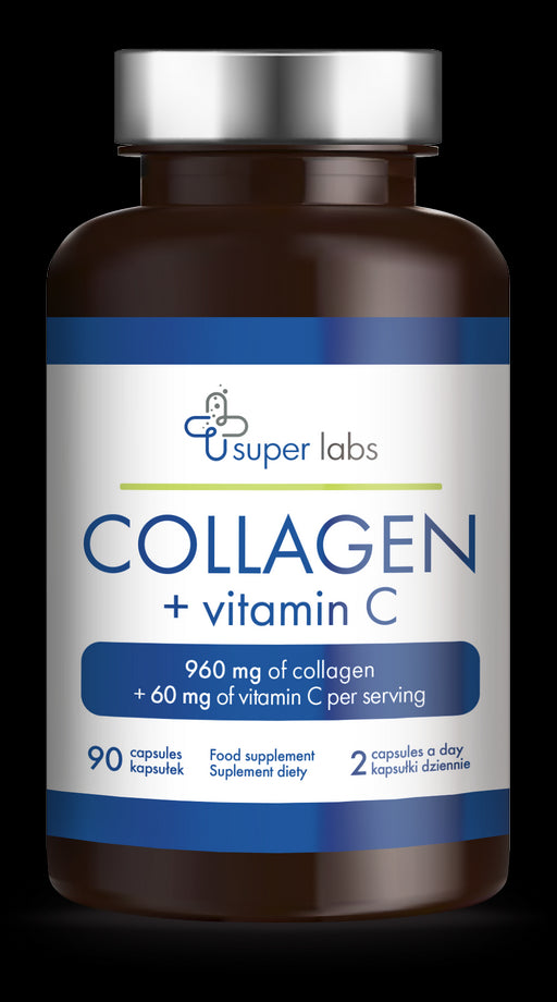 Kollagen 480 mg + Vitamin C 30 mg 90 Kapseln SUPER LABS