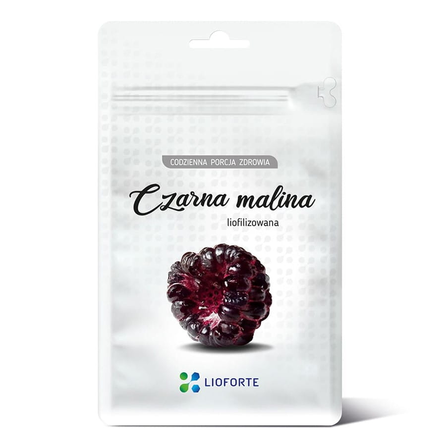 Gefriergetrocknete schwarze Himbeere 25g LIOFORTE