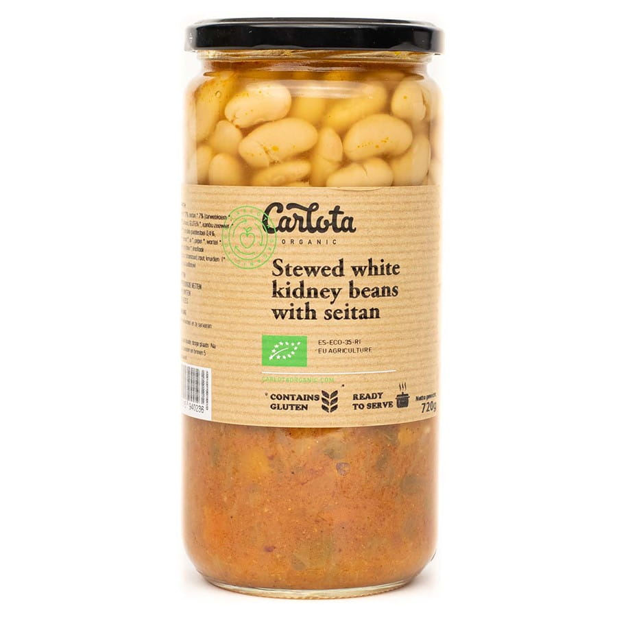 Bohneneintopf mit Seitan und Shitake-Pilzen BIO 720g CARLOTA ORGANIC
