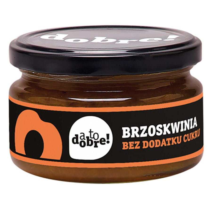 Pfirsich ohne Zuckerzusatz mit der Konsistenz von Marmelade 210g - DAS IST GUT!