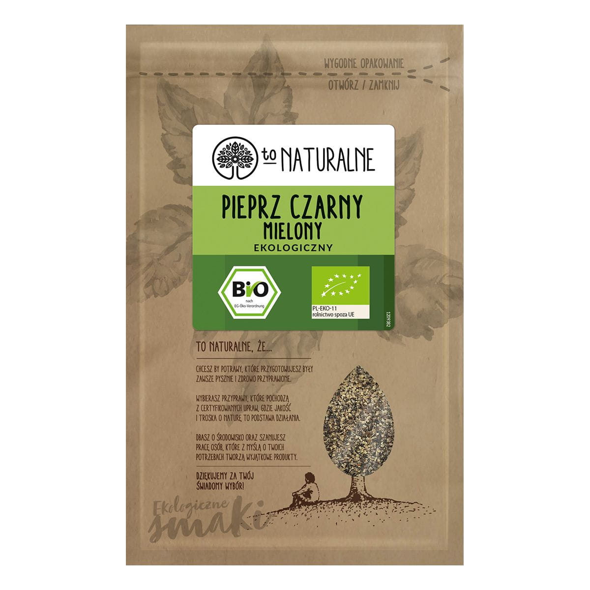 Gemahlener schwarzer Pfeffer Primat BIO 20g