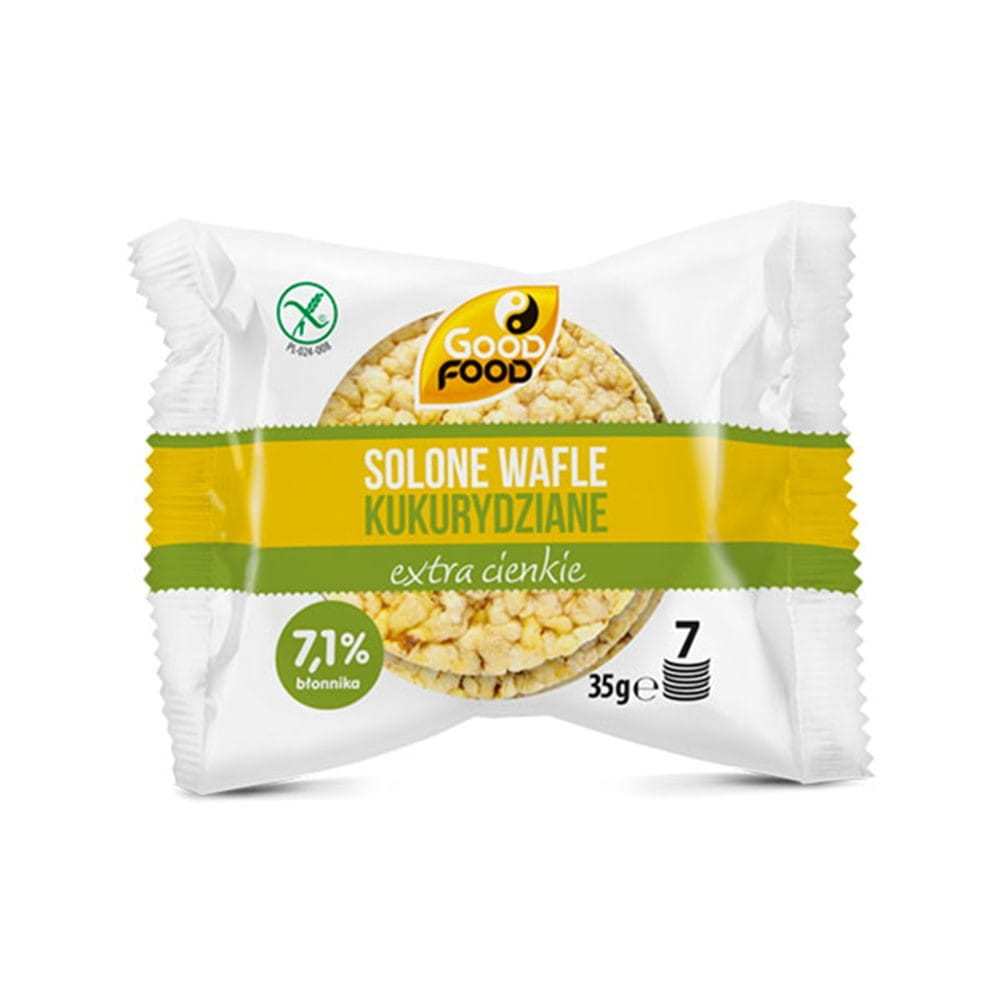 Extra dünne gesalzene Maiswaffeln 7 Stück 35 g