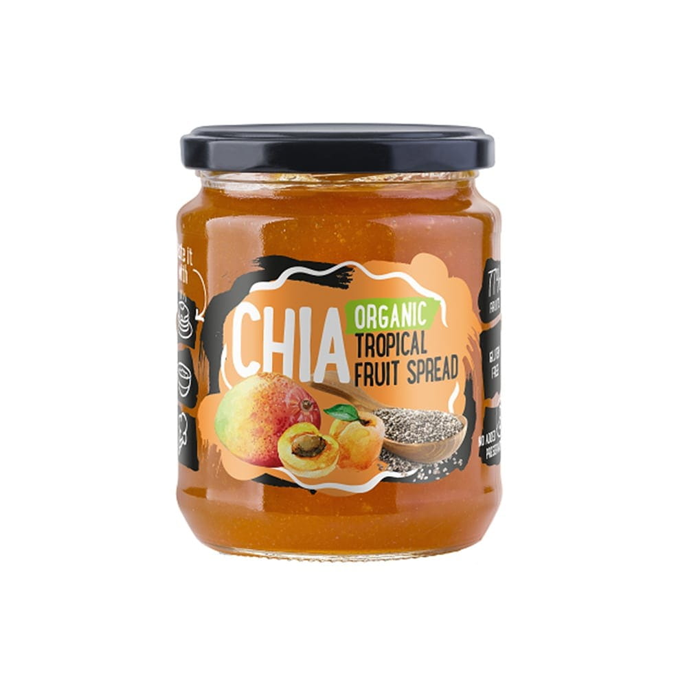 Mousse aus tropischen Früchten mit Chiasamen BIO 250 g