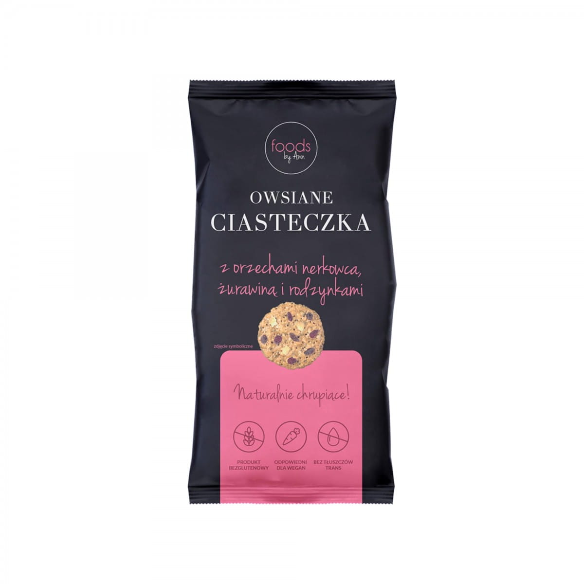 Haferkekse mit Preiselbeeren und Rosinen 100 g FOODS BY ANN