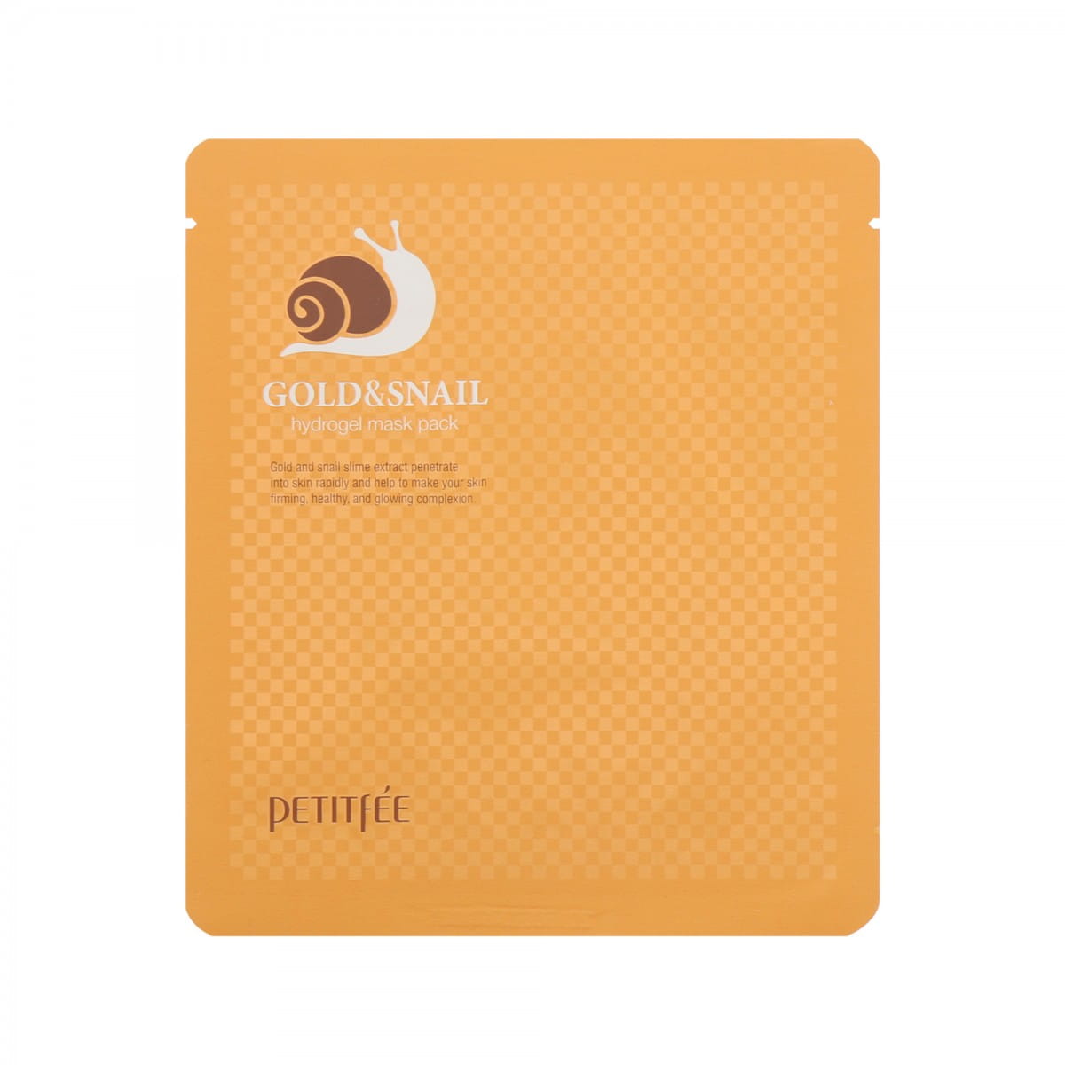 Hydrogel-Gesichtsmaske mit Gold und Schneckenschleim 30 g - PETITFEE