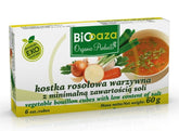 GemĂŒsebrĂŒhwĂŒrfel mit Mindestsalzgehalt BIO 60g - BIO OASIS
