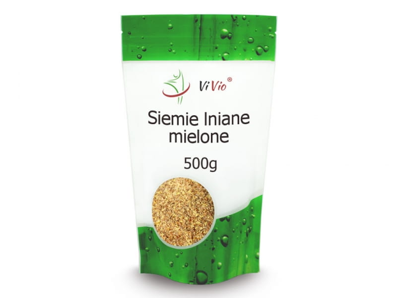 Leinsamen gemahlen 500g VIVIO - Biogo.de