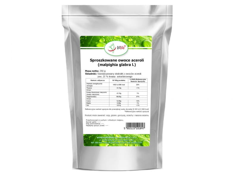Acerolapulver 250g - VIVIO - Biogo.de