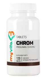 Chrom-Chrom-Picolinat-Chrom 200 mcg 120 Tabletten - MYVITA