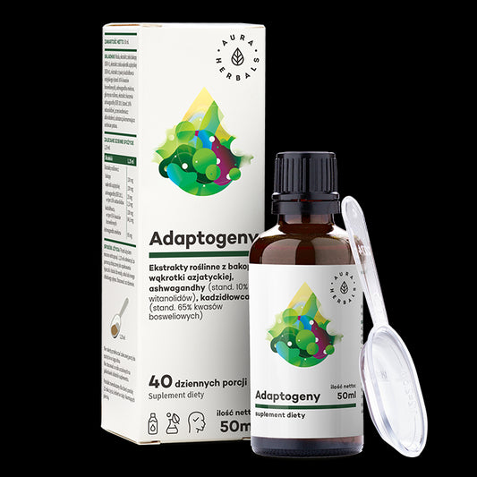 Adaptogene - Pennywort Ashwagandha RĂ€ucherstĂ€bchen - flĂŒssig 50ml AURA HERBALS