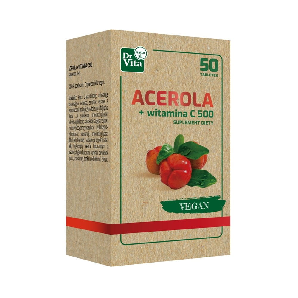 Acerola + Vitamin C 500 50 Tabletten - Biogo.de