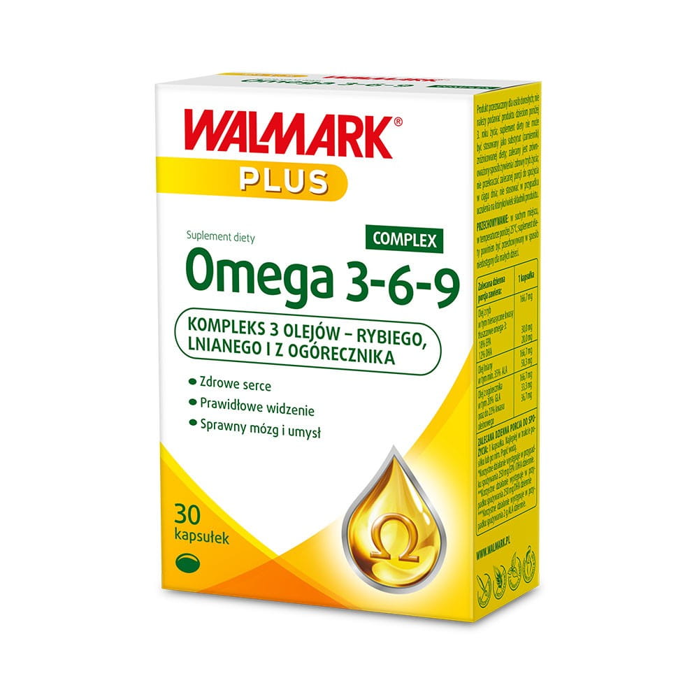 OMEGA 3 - 6 - 9 Komplex aus 3 Ölen 30 Kapseln - Biogo.de