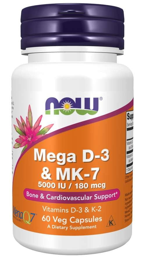 Mega D - 3 & K - 2 mk - 7 60 vcaps. (5000 IE / 180 mcg) JETZT LEBENSMITTEL - Biogo.de