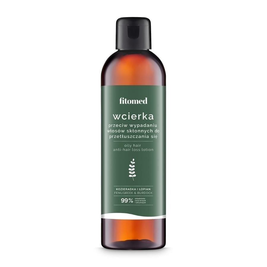 Haarwasser gegen Haarausfall bei Neigung zu fettigem Haar 200g FITOMED - Biogo.de