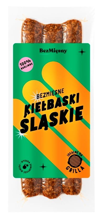 Fleischlose Schlesische Bratwürste 210 g FLEISCHLOSES FLEISCH - Biogo.de