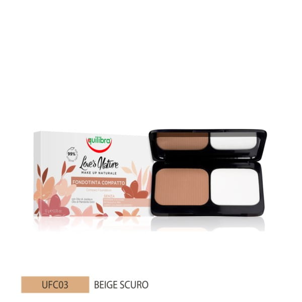 Beige Scuro 10g EQUILIBRA Kompaktgrundierung - Biogo.de