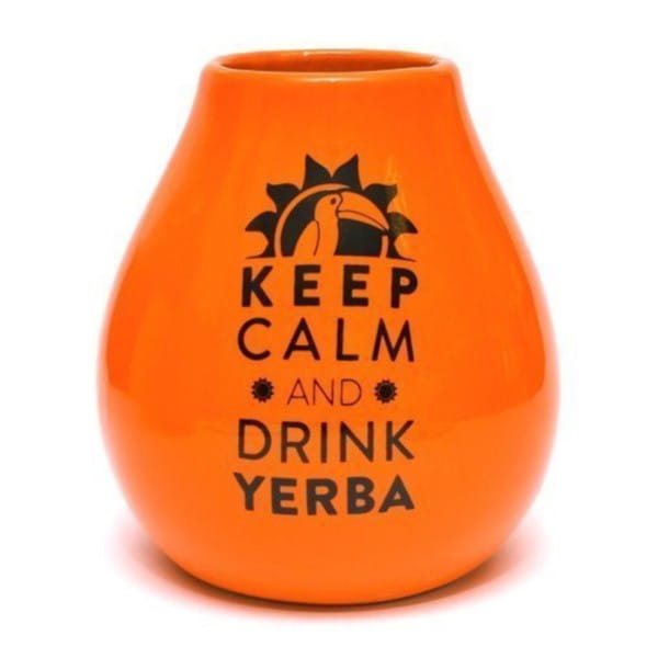 350 ml Gap Orange Keramikgefäß - Biogo.de