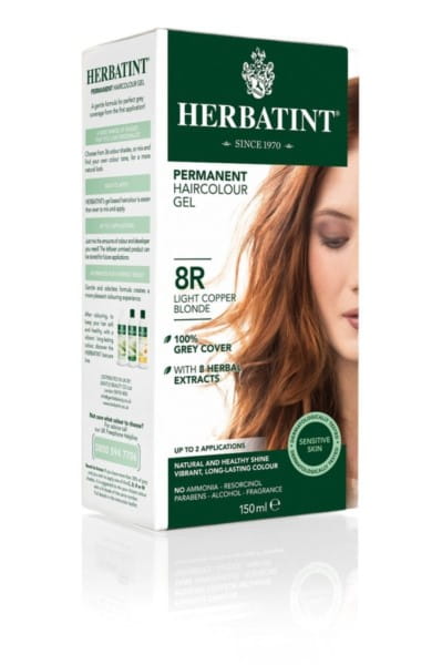 Haarfarbe 8r Kupferblond hell 150 ml HERBATINT - Biogo.de